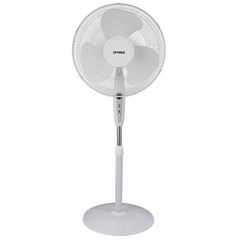 Optimus 16 in. Oscillating Stand Fan with Remote Control