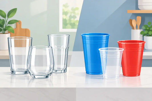 Glass Cups vs Plastic Cups: Which Fits Your Home?