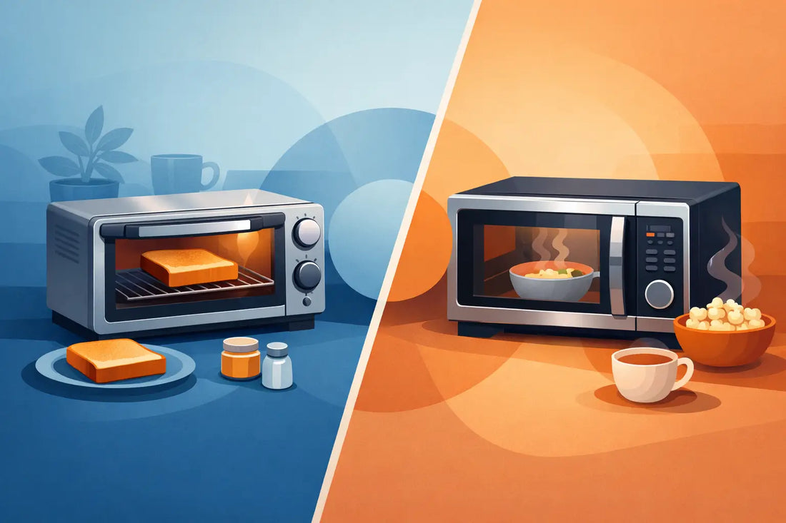 Toaster Oven vs Microwave: Which Fits?