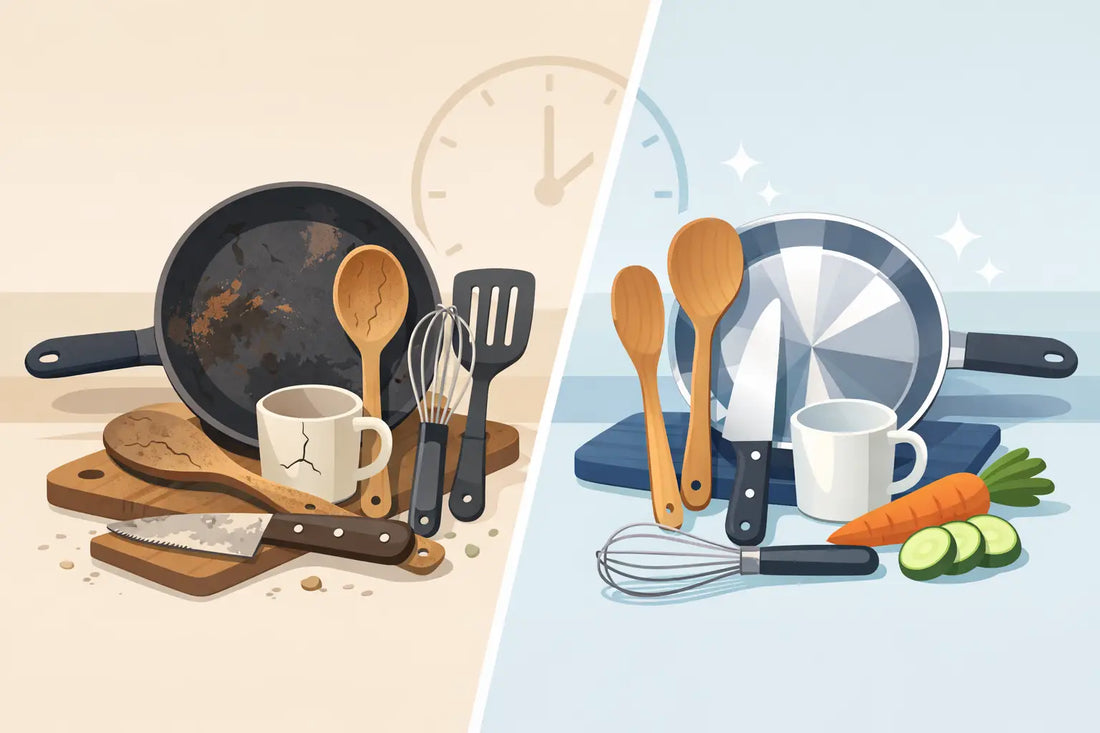 When to Replace Kitchen Utensils at Home