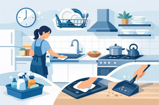 Daily Kitchen Cleaning Routine That Sticks