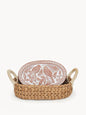 Bread Warmer & Basket - Lovebirds Oval-0