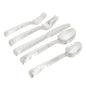 Gibson Home Cowper 20 Piece Stainless Steel Flatware Set in Silver