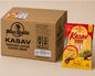 Cassava Snack: Kasav Miss Linda, Haitian Kasav Dous Box of 24 bags (48 Kasav)
