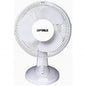 Optimus 12" Oscillating Table Fan in White