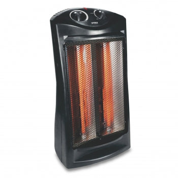 Optimus Fan Forced Tower Quartz Heater with Thermostat