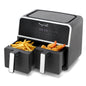 MegaChef Dual 4.8 + 4.8 Quart Digital Electric Air Fryer