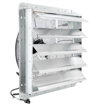 Vie Air 20 Inch Shutter Exhaust Fan with Power Cord